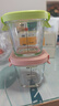 babycare婴儿辅食盒玻璃宝宝辅食保鲜工具便携防漏蒸煮冷冻储存青+粉220ml 实拍图