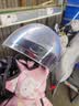 新日3C国标认证摩托电动车头盔男女四季通用骑行电瓶车半盔安全帽 火山灰【高清长镜+可拆护耳】 3C新国标A类 实拍图