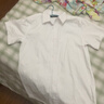 杉杉儿童短袖衬衫男童女童白衬衣中大童表演出服学生校服班服 白色160 实拍图