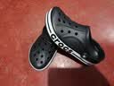 卡骆驰（CROCS）贝雅卡骆班洞洞鞋|205089 黑色/白色-066   45 (290mm)   实拍图