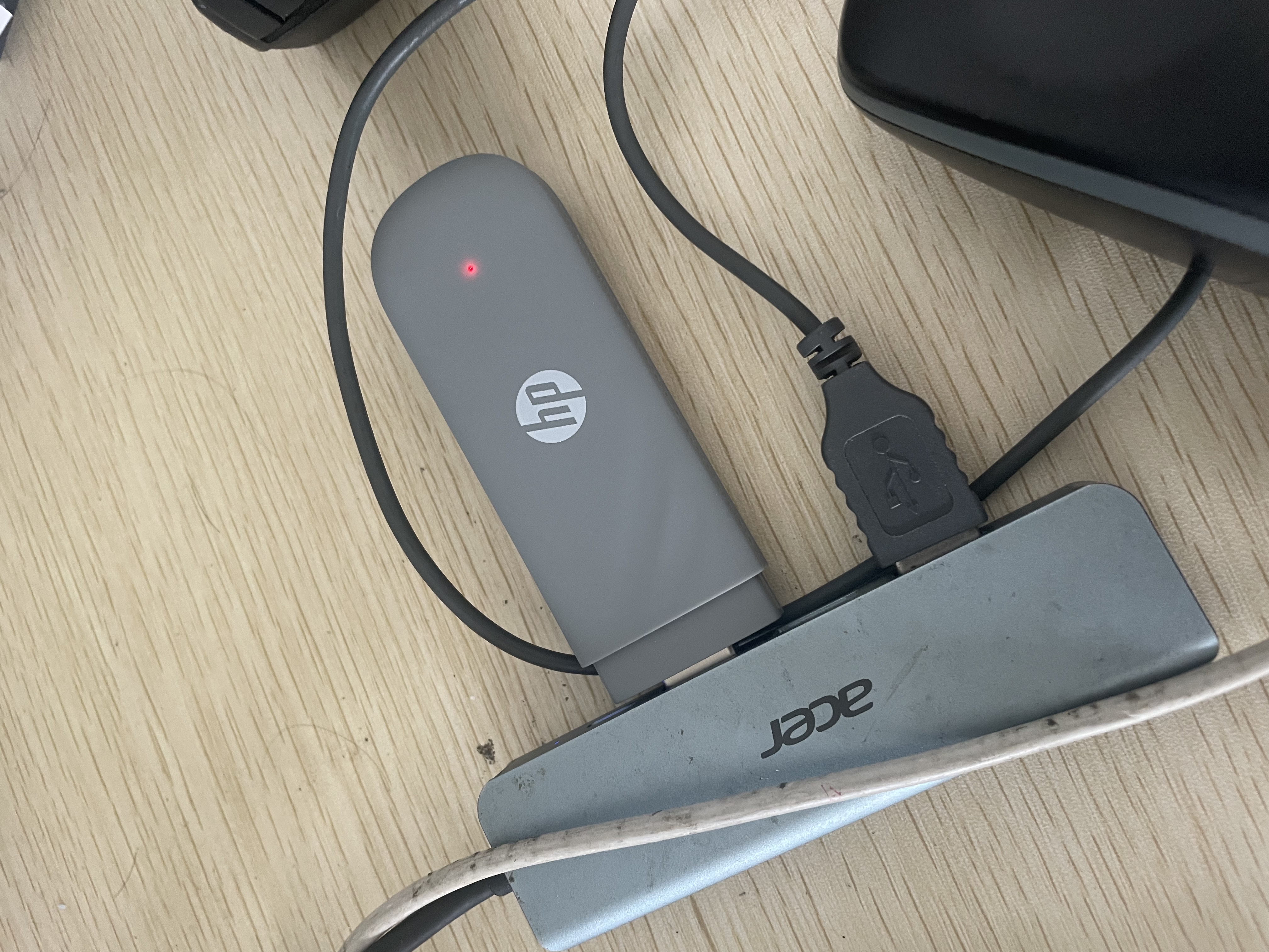 惠普（HP）随身Wifi可插卡支持5G/4G设备移动wifi6高速无线流量2026款全国通用便携usb无线网卡路由器车载 【内置三网+任意插卡】-即插即用 实拍图