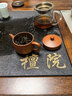 一品工坊潮州手拉壶家用小容量工夫茶具纯手工原矿朱泥壶迷你大敞口泡茶壶 汉瓦壶100毫升 实拍图