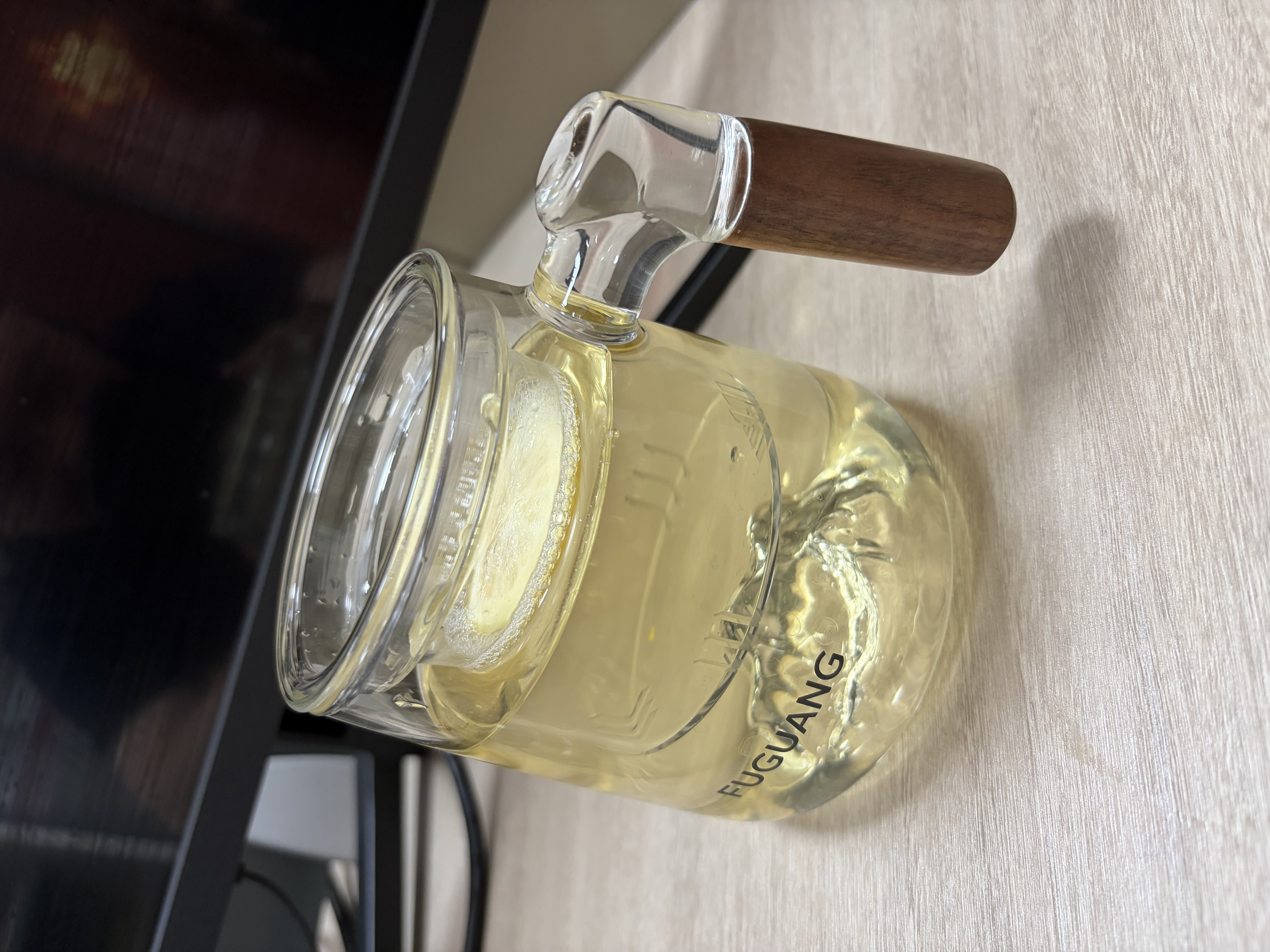 富光泡茶杯茶水分离高硼硅玻璃公道杯男士办公室喝茶耐高温花茶水杯子 实拍图