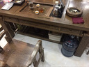 一善一品红木家具非洲鸡翅木（学名：非洲崖豆木）实木茶桌椅组合中式仿古功夫禅意茶台 1.88米茶桌+1主人椅+4圈椅 实拍图