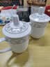 MULTIPOTENT茶杯2个陶瓷盖杯300ml商务会议宾馆酒店办公茶杯1#罗浮宫 实拍图