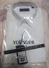 雅戈尔（YOUNGOR）26年春夏新品纯色DP免烫衬衫棉质抗皱易打理长袖衬衫男 白色 39 实拍图