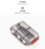 班哲尼 便携式药盒日本迷你10格小药盒便携式收纳盒薬盒药品盒一周旅行随身药片药丸分装药盒子 咖啡色 实拍图