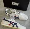 Onitsuka Tiger鬼塚虎男鞋 慢跑鞋透气轻便男女款运动休闲鞋RUNSPARK 白色/藏青色(1183B480-107) 40 实拍图