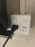 【京东快递】家用插座插排开关多功能转换器办公86型式多孔USB口双开关插座转换器宿舍充电排插板 安全保护 一体铜【86式双开关普通款】 实拍图