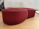 纬度 宽松紧带宽加厚特厚斜纹弹力带橡皮筋扁服装辅料裤子腰带黑色 暗红3cm【4米】 实拍图