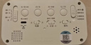 康巴丝（Compas）电子闹钟夜光智能语音报时起床神器闹铃强力叫醒夜光儿童学生床头钟开学必备 2139 白色充电 实拍图