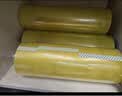 得力(deli)高品质透明黄封箱胶带打包 60mm*100y*48μm  24卷整箱装 封箱器 办公用品 JD420 实拍图