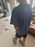 史努比（SNOOPY）【2件装】童装儿童短袖T恤男女童纯棉夏装 靛蓝红琴+白钓鱼 160 实拍图
