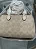 蔻驰（COACH）奢侈品女包Rowan拉链波士顿单肩包卡其白CW329IMXDM生日礼物 实拍图
