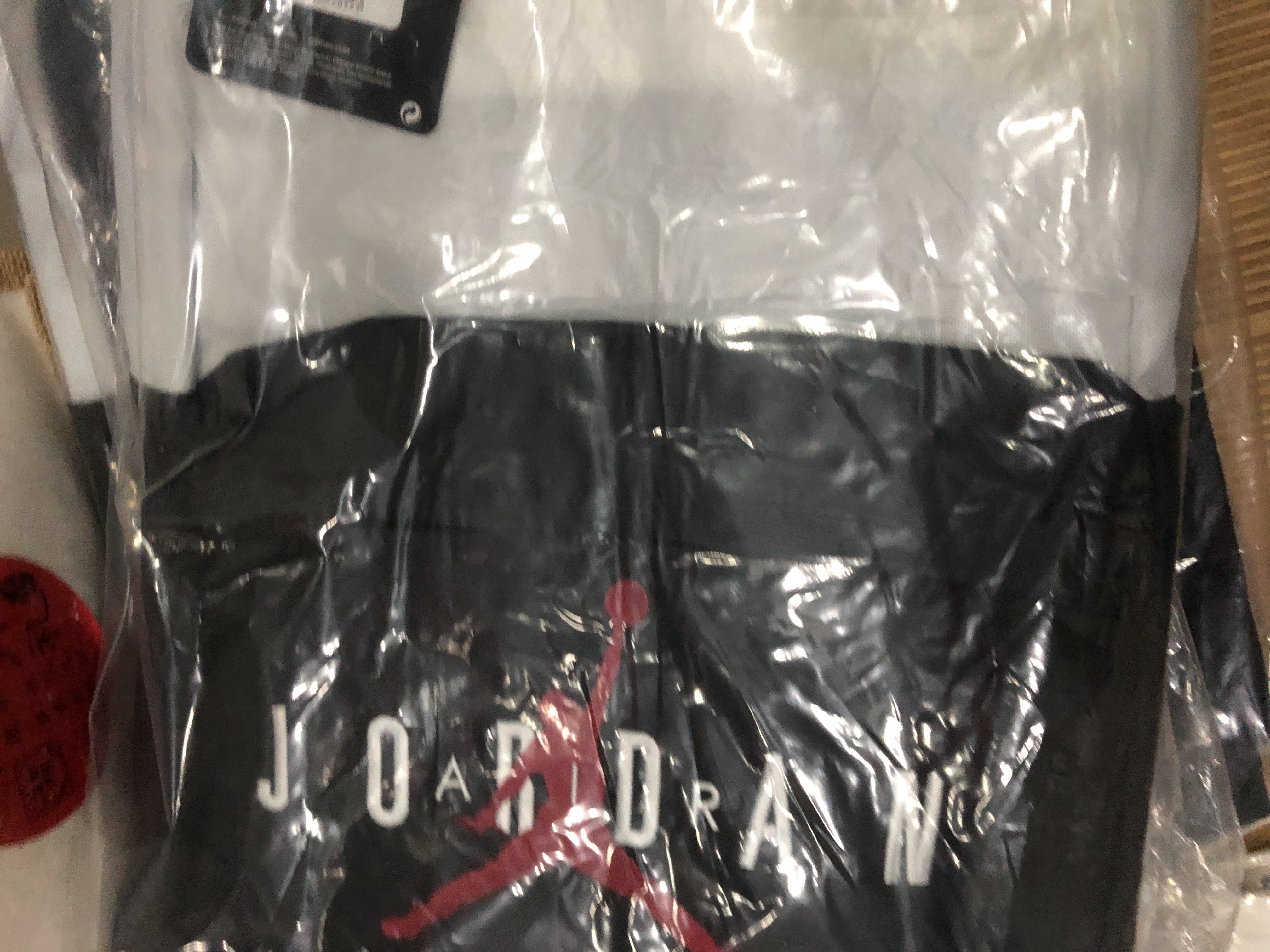 Jordan耐克包AJ乔丹出游双肩包 大容量隔层 黑白拼接双肩包背包旅行书包 实拍图