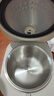 美的（Midea）电饭煲 3L家用电饭锅 316L不锈钢无涂层煮饭锅 2-3人智能预约0涂层煲汤煮粥MB-RE387S 实拍图