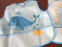 贝瑞加（Babyprints）围兜婴儿罩衣儿童吃饭宝宝围嘴防溅水油反穿衣 幻海秘境 实拍图