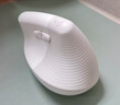 罗技（Logitech）Lift人体工学鼠标 垂直鼠标 小手鼠标 无线蓝牙鼠标 3台设备秒切换 带Logi Bolt接收器 白色 实拍图