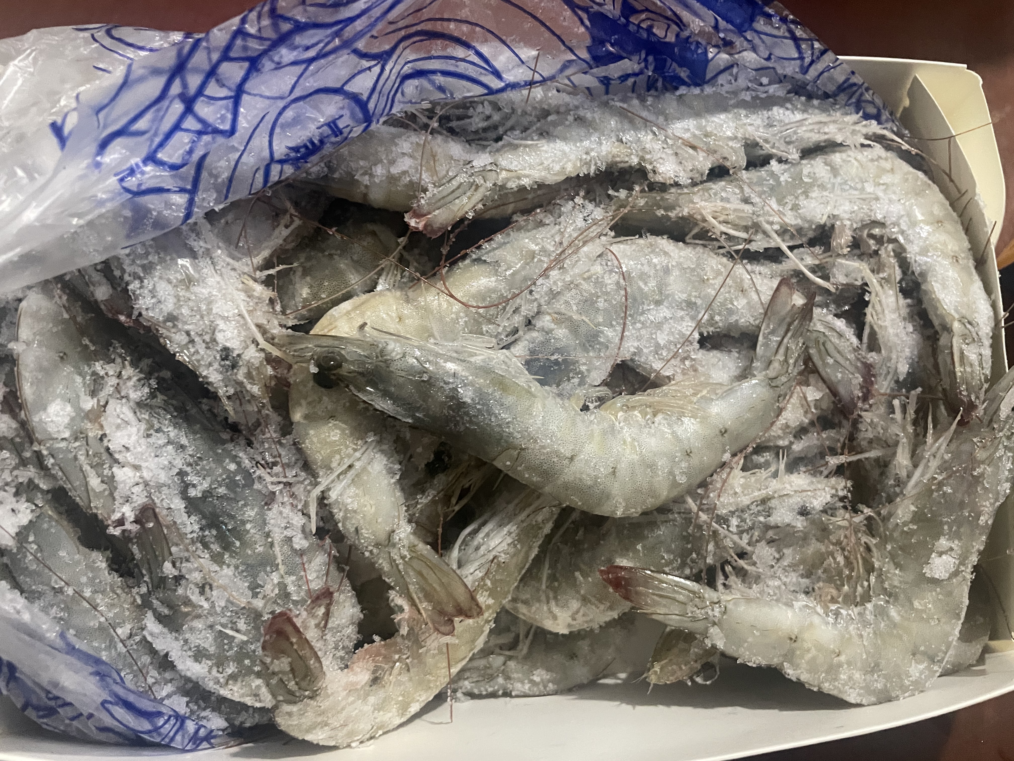 特大号厄瓜多尔海水王牌大虾20/30/40/50盐冻南美白虾3斤原装礼盒 王牌大虾南美白对虾【30/40】 3斤(净重)  大约45只-60只 实拍图