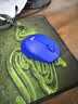 罗技（Logitech）M330 静音鼠标 无线鼠标 办公鼠标 右手鼠标 蓝色 带无线2.4G接收器 实拍图