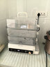 九阳（Joyoung）电蒸锅快速蒸汽26L三层大容量家用多功能电蒸箱多用途锅智能预约透明视窗外置水箱不锈钢蒸片GZ866 实拍图