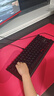 CHERRY樱桃MX1.1黑曜极光 机械键盘87键 游戏键盘 有线键盘 悬浮式无钢结构 RGB灯效 黑色红轴 实拍图