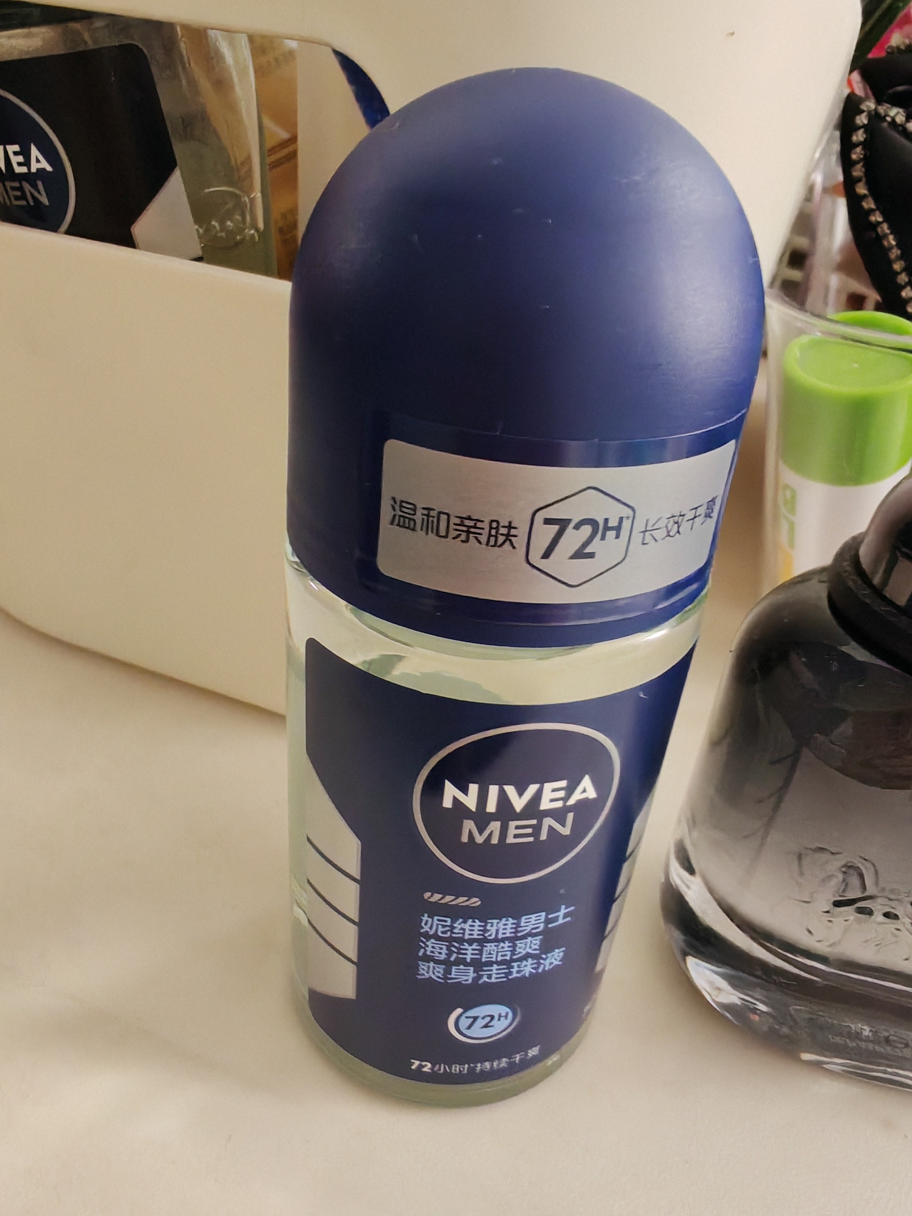 妮维雅（NIVEA）抑汗除臭净味香体腋下止汗夏季干爽男士海洋酷爽爽身走珠液50ml 实拍图