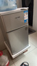 华宝小冰箱迷你小型家用冷藏冷冻两用一级能效出租房宿舍用办公室节能省电双门电冰箱 【店长推荐】58L银色【一级能效】 实拍图