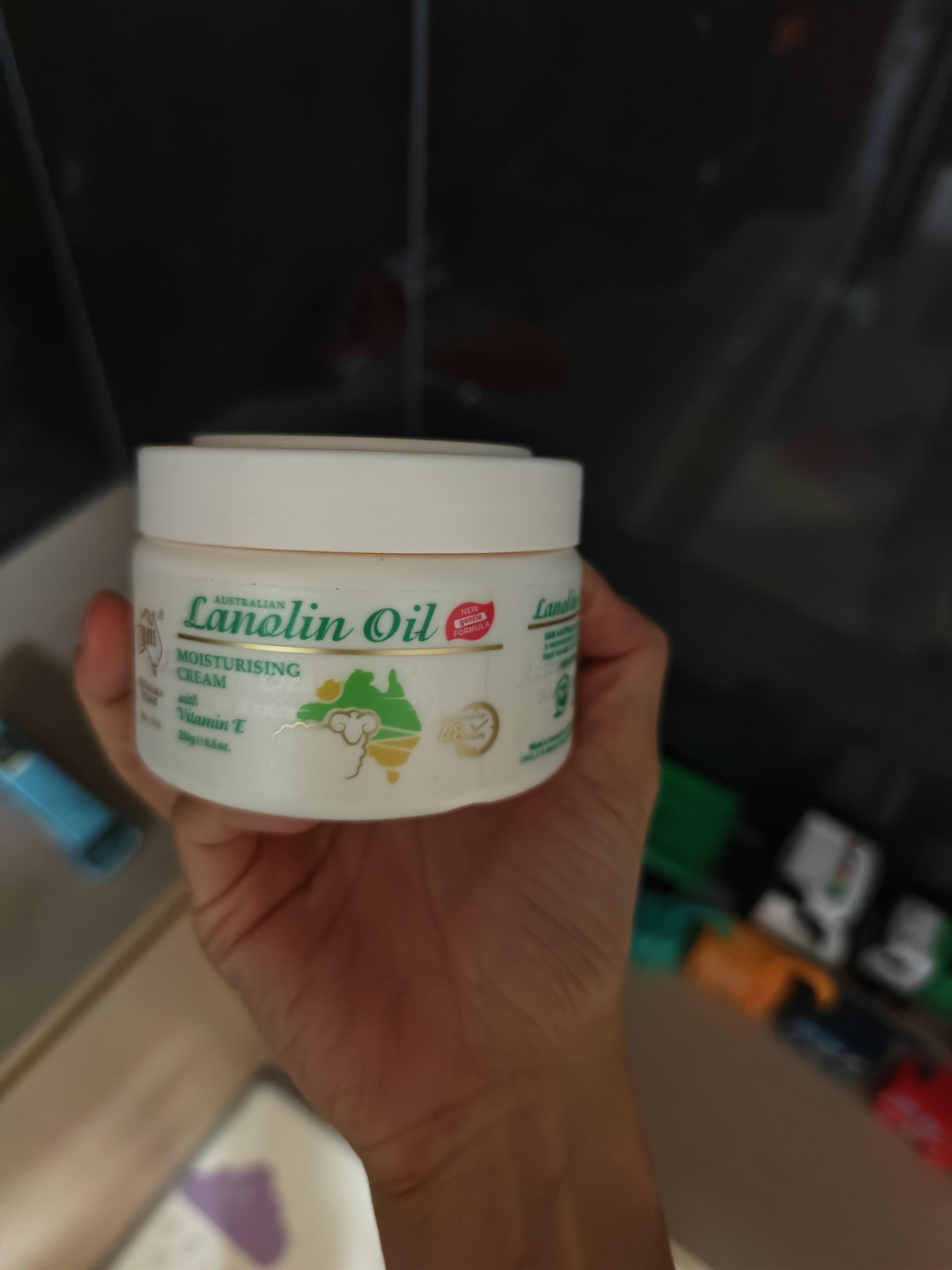 澳芝曼绵羊油身体乳大白罐  滋润面霜干燥 四季全身保湿 新升级3代250g 实拍图