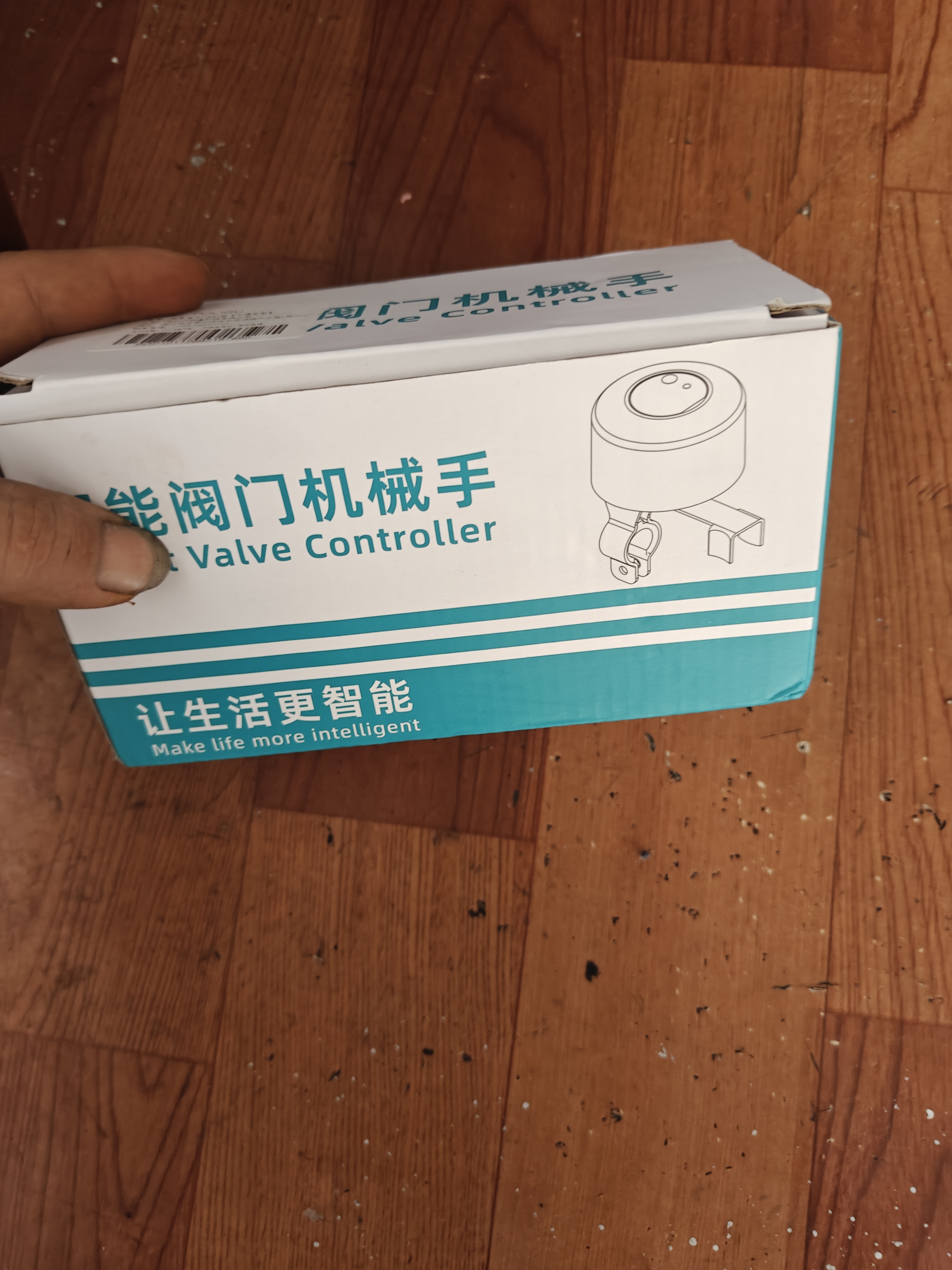 POLIGU已接入米家app智能阀门机械手远程控制燃气水管关阀电动自动开关 米家蓝牙Mesh版【可调支架】需网关 标配 实拍图