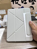 闪魔适用ipad air8/7/6保护套11英寸26/25/24款四边磁吸拆分M4/M3通用苹果平板透明亚克力保护壳-灰色 实拍图
