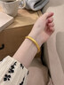 朝阳珠宝999足金黄金手镯泥鳅背纯金古法黄金镯子素圈金手镯女送女友老婆 泥鳅背黄金手镯【约21g】（多退少补） 定制款定金专用勿拍（咨询客服） 实拍图