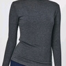 优衣库HEATTECH EXTRA WARM混纺高领T恤/长袖女装9%羊绒478954 478954/07青灰色 M 实拍图