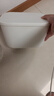 晟旎尚品杂物收纳盒家用零食玩具桌面储物盒玩具零食整理筐整理箱收纳箱 大号加高加厚【2只装】带盖 白色 实拍图