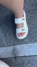 奥古狮登（Agsdon）凉鞋女夏季新款厚底魔术贴后空凉鞋透气百搭凉鞋 352256 米色 37 实拍图
