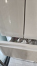 海尔（Haier）冰箱345升彩晶面板一级能效风冷无霜超薄家用法式多门双开门四门四开门小户型Leader系列电冰箱 钢化玻璃面板丨净味除菌丨升级款丨 345升 实拍图