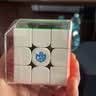 GAN魔方三阶儿童益智玩具磁力初学顺滑比赛用早教生日礼物356M轻装版 实拍图