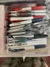派通（Pentel ）0.5mm按动中性笔 速干水笔彩色透明杆针管签字笔考试办公用 BLN75TL 黑色笔芯 10支/盒 实拍图
