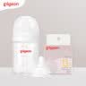 贝亲（Pigeon）玻璃奶瓶宽口径防胀气240ml L号奶嘴 6月+ AA188  实拍图