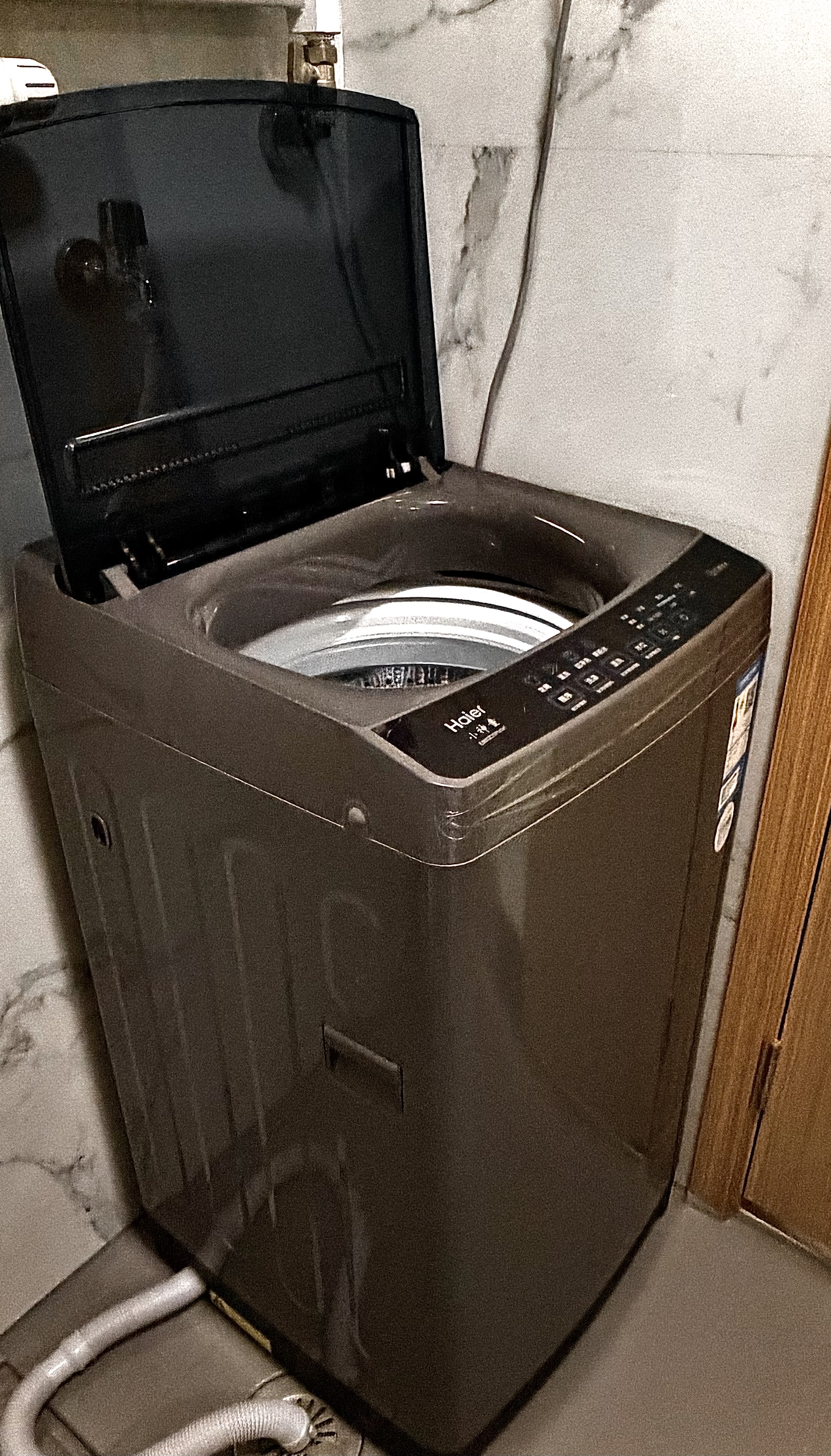 海尔（Haier）小神童系列 全自动波轮洗衣机 8KG家用小型出租房神器宿舍 抗菌超净洗 家电换新补贴EB80Z33Mate1 波轮 8kg 实拍图