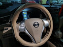 适用于适用于日产轩逸经典方向盘套楼兰老天籁奇骏阳光骊威骐达真皮把套新款 奇骏专用（米色） 实拍图