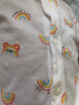 拉比婴儿衣服连体衣春秋宝宝内衣睡衣新生儿初生儿童衣服纯棉薄2件装 彩虹bear全开（2件装） 66 实拍图