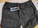 JEEP SPIRIT吉普工装裤男秋冬季直筒休闲裤男士宽松多口袋男裤 黑色 M 实拍图