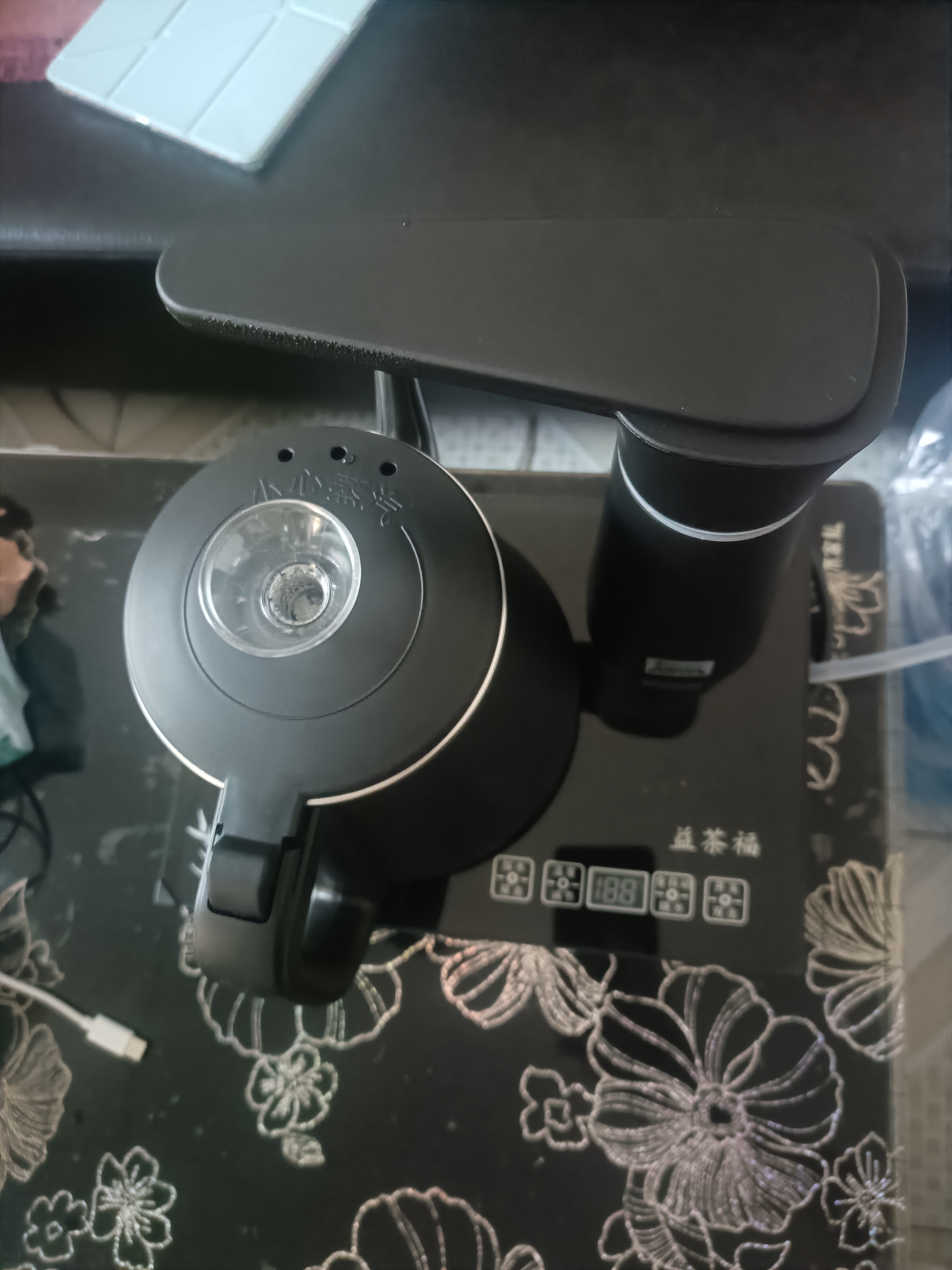 益茶福全自动上水电热水壶茶台烧水壶饮水烧水一体机304食品级不锈钢单壶煮茶壶保温泡茶壶开水壶煲水壶 1.2L 食品级304不锈钢黑 实拍图