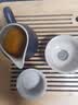 京东京造 茶具整套 功夫茶具陶瓷套装茶壶茶杯茶盘【黑陶提梁壶】 12件套  实拍图