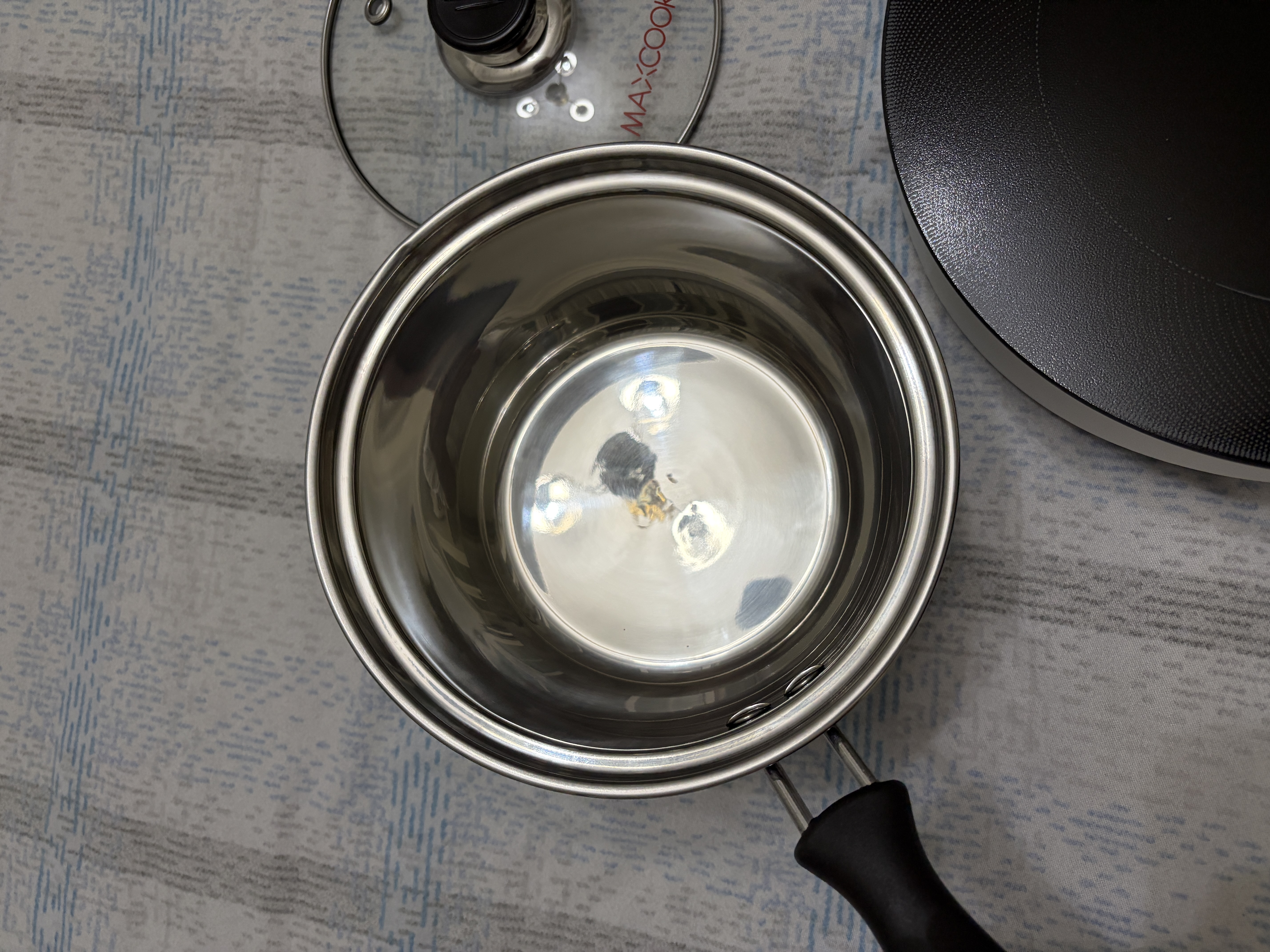 美厨（MAXCOOK）奶锅 304不锈钢奶锅汤锅16cm 泡面煮奶辅食锅 加厚复合底 LN116 实拍图