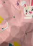 lemonkid儿童雨衣男童女宝宝雨披小学生雨具 蒂娜彩虹星星兔连体 L 实拍图