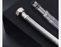 潜水艇（Submarine） 上水管软管冷热水管不锈钢加长水龙头进水软管高压管进水尖头管防爆软管通用 【1根】 80cm （菜盆/面盆/水龙头防爆管） 实拍图