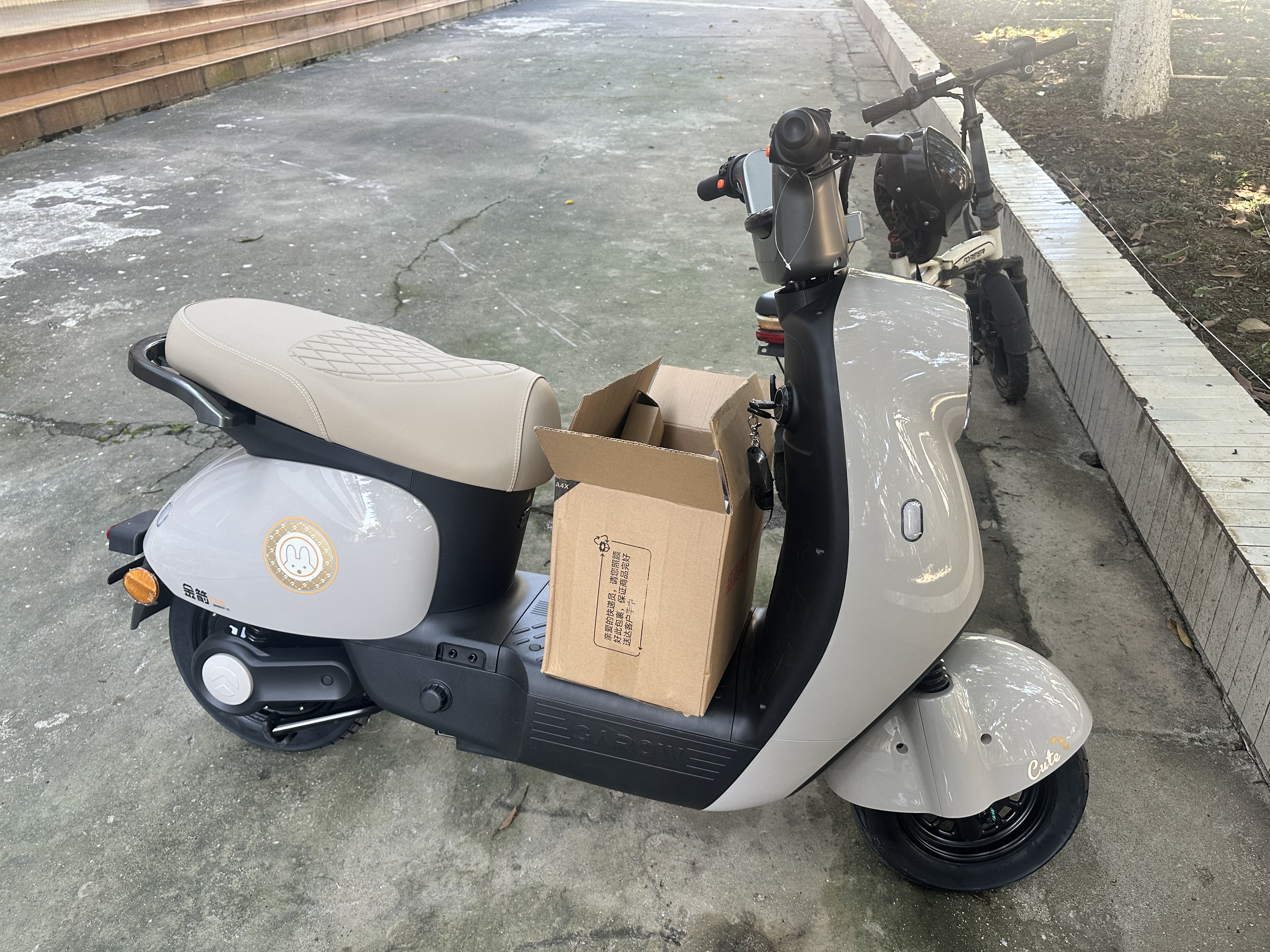 金箭电动摩托车 【人气爆款】灵彩60V20AH铅酸电池长续航800W大动力踏板女电动轻便摩托车电动车独角兽 实拍图