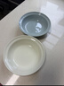 霜山陶瓷餐具系列家用盛菜盘碟餐盘西餐盘咖喱碗奶油风水果沙拉盘 【灰蓝色】椭圆盘-长25cm 实拍图